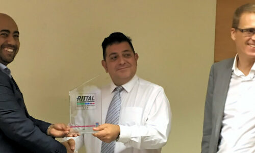 Entrega placa Rittal Strategic Partner - ABAST
